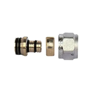 Фитинг коллекторный обжимной для м/пл труб 20х3/4″ ВР (VT.4420.NE.20)