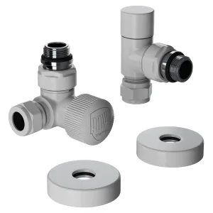 Набор термостатический трехосевой Royal Thermo Design Pro 15мм М30х1,5 (Белый)