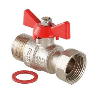Кран шаровой Valtec с накидной гайкой Ду 25 с нар. рез. (VT.260.N.0606)