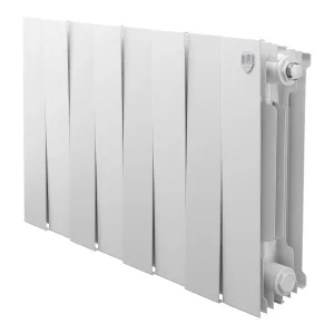 Радиатор биметаллический Royal Thermo PianoForte 300 Белый — 8 секц.