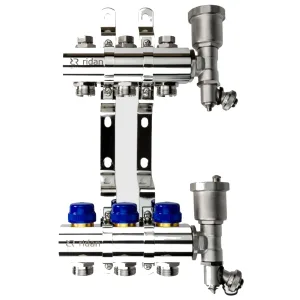 Группа коллекторная РИДАН FHF-9R set: коллектор + кронштейн + торцевая секция