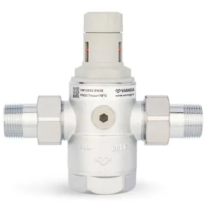 Редуктор давления VARMEGA 3/4″, PN25, мембранный, с разъемными соединениями, VM12902
