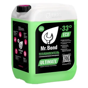 Теплоноситель Mr.Bond -33гр.С на основе пропиленгликоля ULTIMATE 33 ECO, (10кг)