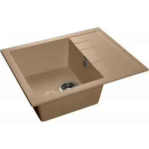 Мойка комп. GRANFEST Quadro GF-Q650L (650х500) Топаз,прямоугольная с крылом