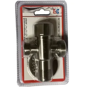 Кран трехпроходной 1/2″-1/2″-3/4″
