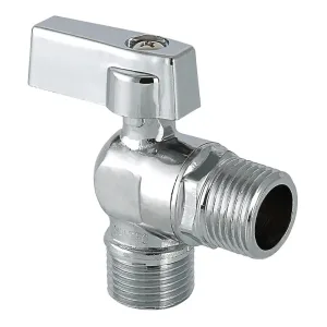 Кран шар. Valtec VT.392.N.04 угловой 1/2" х 1/2" для подключения сантехприборов