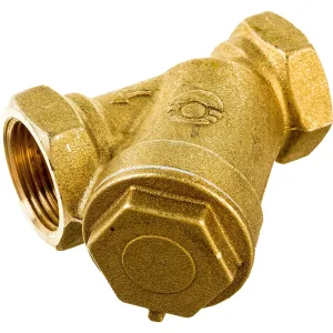 Фильтр сетчатый VALFEX для воды 3/4″ ВР/ВР латунный под пломбу 46Б5фт1 (64/16)