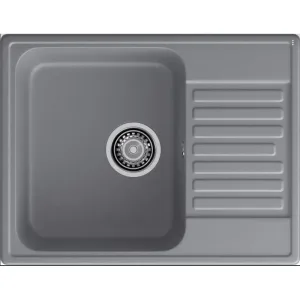 Мойка комп. GRANFEST QUARZ GF-Z 13 чаша+кр 617*480 (темно-серый)