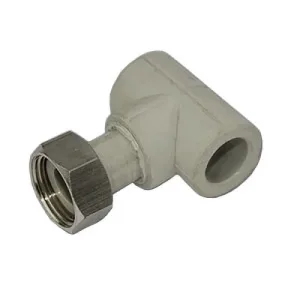 Тройник PPR серый с накидной гайкой 32 х11/4″ ФД-пласт (1125)