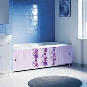 Экран под ванну 1,5 м «Оптима Decor» (032 ирис)