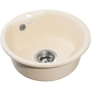 Мойка комп. GRANFEST SMART GF-SM 435 D=432 (бежевый),круглая