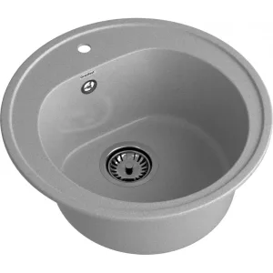 Мойка комп. GRANFEST Rondo GF-R510 (508х505) Серый 310 круглая