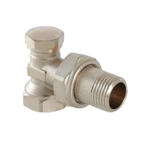 Клапан настроечный (запорный)угловой 3/4″ VT.019.N.05 VALTEC