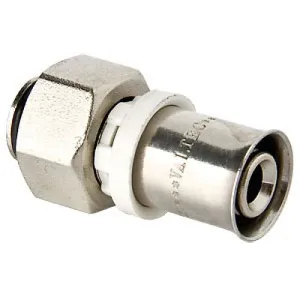 Фитинг коллекторный пресс для м/пл труб 16х1/2″ ВР (VTc.712.N.1604)