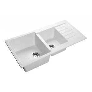 Мойка комп. GRANFEST Practic P980KL (980х510) Иней 2 чаши+крыло,прямоугольная