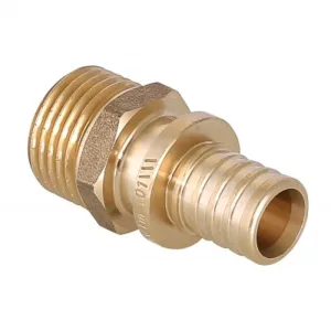 Соединитель с н/р для труб PEX 16 (2,2) х 1/2 латунь Valtec (VTm.401.G.001604)