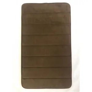 Коврик для ванной «Memory stripes» 60х100 (ворс) коричневый