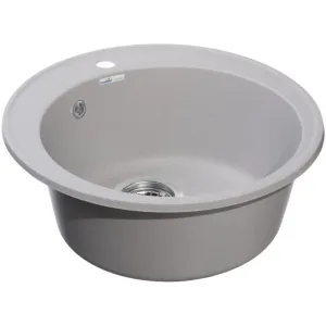 Мойка комп. GRANFEST QUARZ GF-Z 08 D=479 (серый),круглая