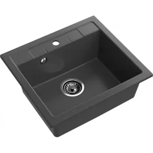 Мойка композитная MARONI ЭКСТРА MA-560EX (560х500) прямоугольная,графит