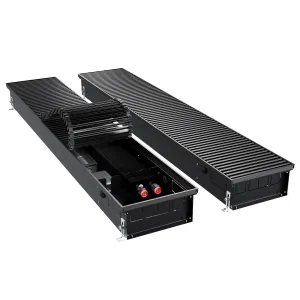 Конвектор внутрипольный Royal Thermo ATRIUM TURBO-110/250/1400-DG-U-BL