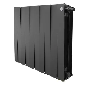Радиатор биметаллический Royal Thermo PianoForte 500 Чёрный VR80 — 10 секц.