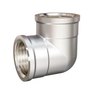 Угольник латунный LD Pride DN50 (2″) ВР/ВР латунь никель с биркой