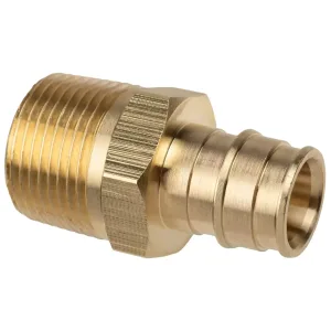 Муфта радиальная для труб из сшитого полиэтилена Usystems 20-R1/2″НР, тип 2″90Ф