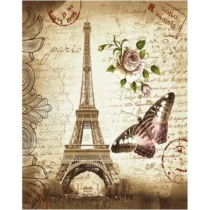 Шторка для ванной фотопринт «Paris» 180х180 без колец (PL), арт.DX-128