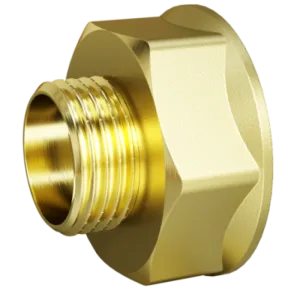 Переход LD DN50х32 (2″ВР х 1 1/4″НР) латунь