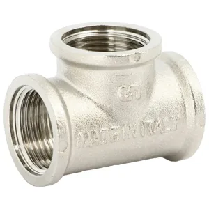 Тройник Uni-Fitt В 1″х1/2″х1″ никелированный