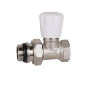 Клапан VIEIR регулировочный прямой с рез. уплотнением 1/2″ (80/10) VR304