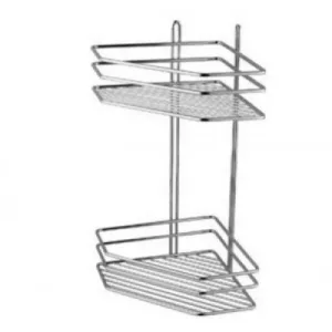 Полка угловая (4029) трапеция, 2-х ярусная, 20*20*39 см