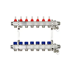 Комплект коллекторов РИДАН SSM-7RF set с расход.,кроншт.,руч.воздух.,слив.кран. и торц.заглуш.