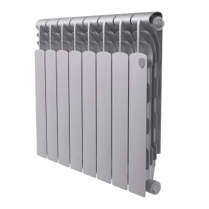 Радиатор биметаллический Royal Thermo Revolution B 500 Серебристый – 8 секц.