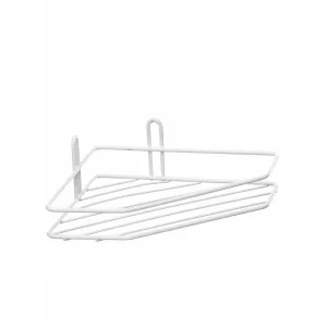 Полка угловая белая ZOLLEN THERMOPLAST-1 (арт.TH804641w) трапеция