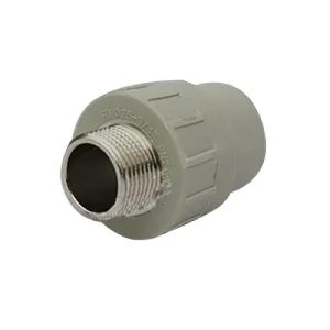 Муфта PPR серая комби.НР 32 х11/4″