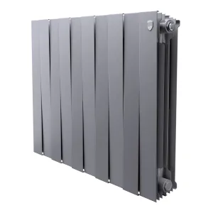 Радиатор биметалл Royal Thermo PianoForte 500/Silver Satin - 10 секц.