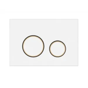 Кнопка TWINS для LINK PRO/VECTOR/LINK/HI-TEC пластик белый матовый с рамкой