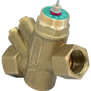 Клапан балансировочный Giacomini R206AY053 ручной DN15 1/2″ ВВ, Kvs-0.5м3/ч, без дренажа