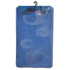 Коврик для ванной «Zalel» 60х100см (ворс) голубой