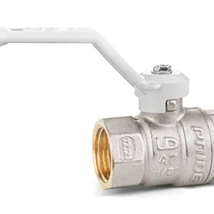 Кран шаровой латунный LD Pride 47.20.B-B.Р (White) Ду 20 Ру 40 вн-вн, (рычаг)