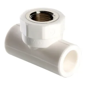 Тройник PPR белый комби.ВР 32 х 1/2″ «VALTEC» (VTp.732.0.03204)