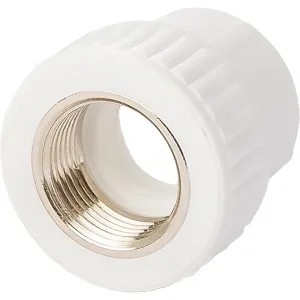 Муфта Lammin PPR комбин. ВР 32 х 1/2″ 120/30, белый