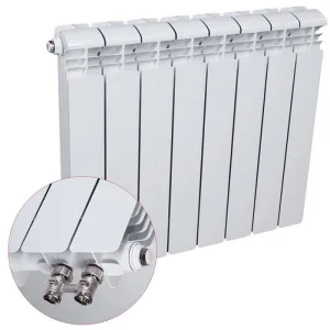 Радиатор Алюминиевый RIFAR Alum VL 350- 12 секций (нижнее левое подключение)