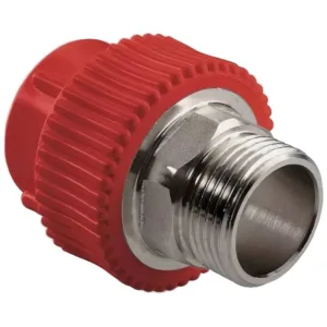 Муфта комбинир. ПП AntiFire D32-3/4″НР Red 051056
