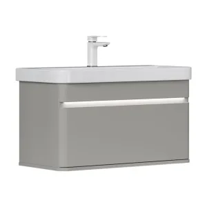 Тумба подвесная Элеганте 80.1Я/Elegante 80.1Y (Амарок/Белый) (EQUIL)