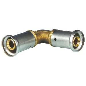 Угольник HENCO 90гр, латунь пресс, 26×26