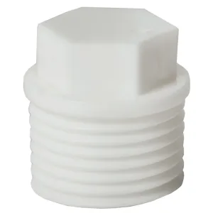 Заглушка PPR белая 1/2″ НР «ФД-пласт» (22613)