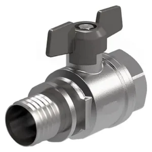 Кран шаровый Royal Thermo с аксиальным соединением ВР 20×3/4"