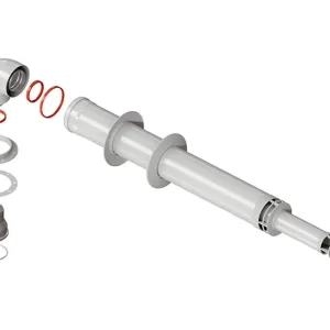 Комплект Royal Thermo: дымоход коаксиальный 60/100-1000мм универсальный + old Navien Deluxe 75/100